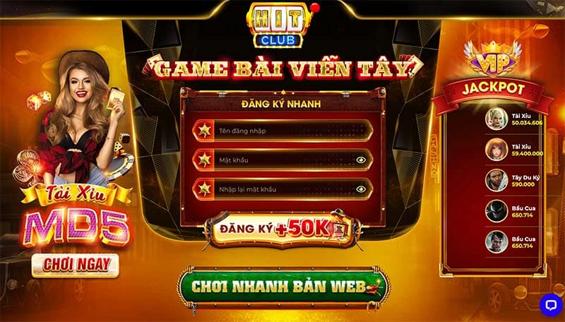 Hit Club – Game bài xanh chín – Sân chơi chất lượng cao